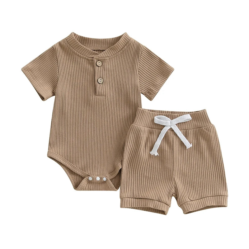 Neutral Ribbed Outfit