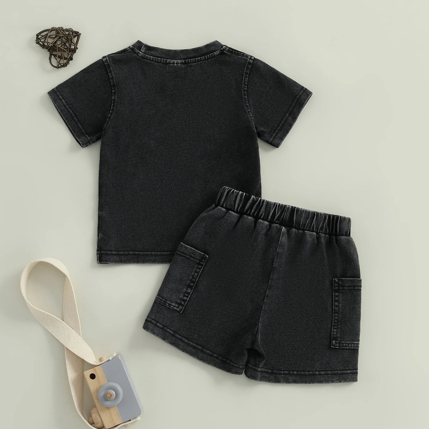 Boy's Short Sleeve Loose Fit Set