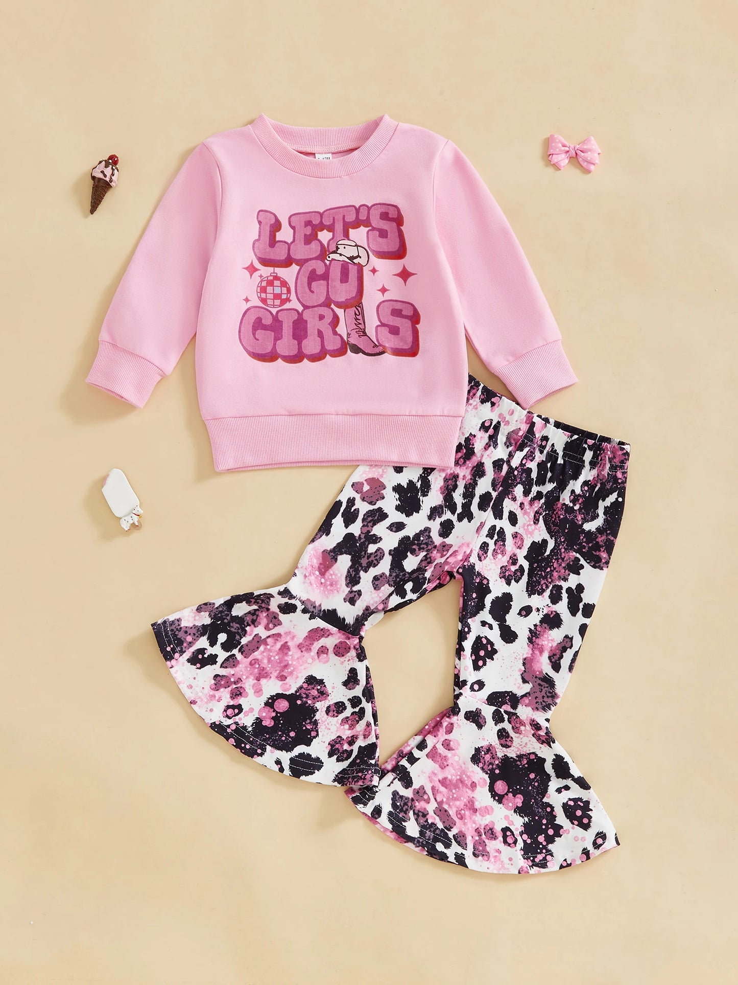 Cowgirl Cow Print Outfit
