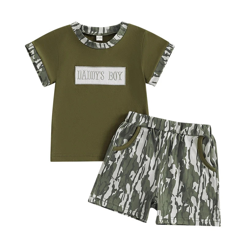 Daddy's Boy Camo Outfit