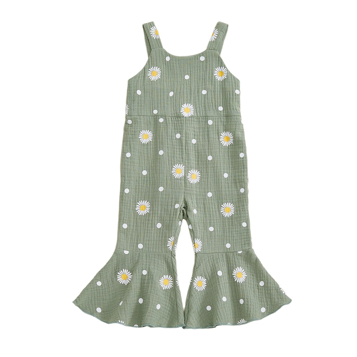 Girl's Daisy Print Jumper