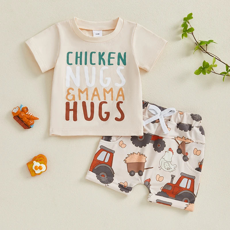 Chicken Nugs + Mama Hugs Outfit
