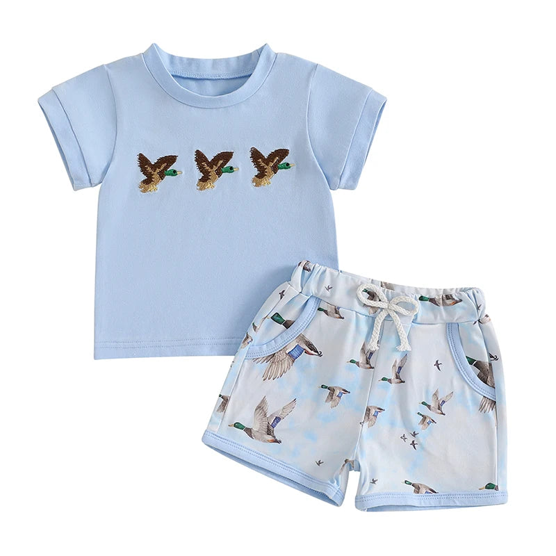 Mallard Outfit top + shorts