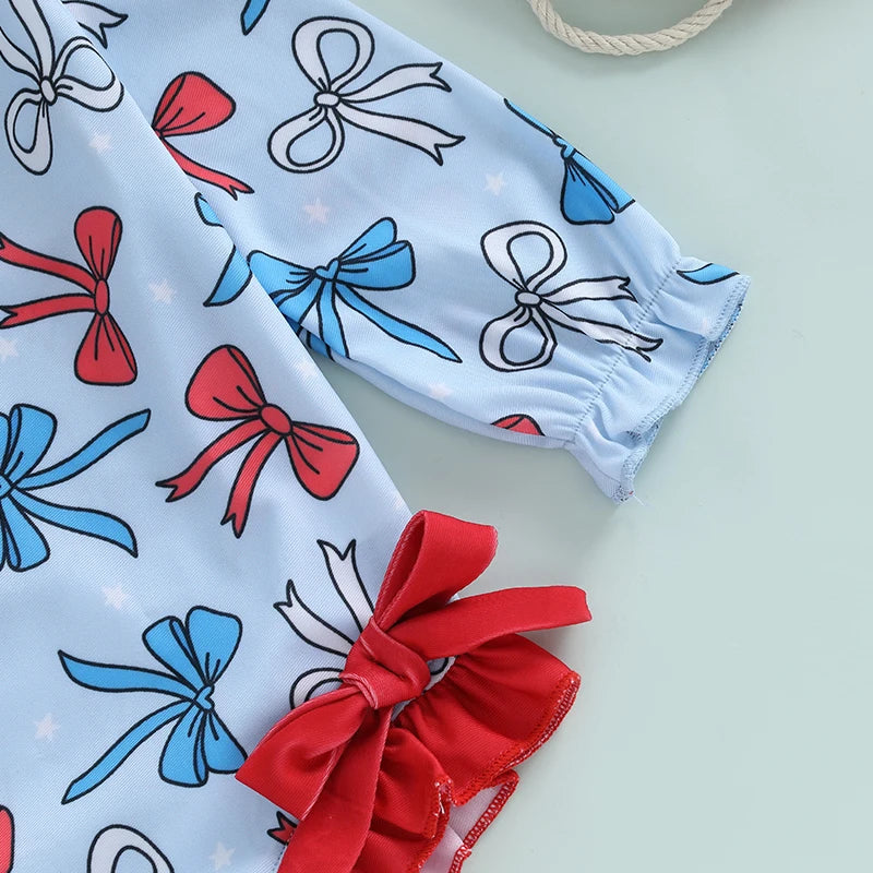 Patriotic Bow Rash Guard