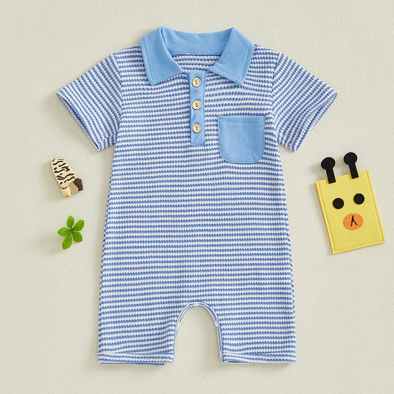 Collar + Button Front Jumpsuit