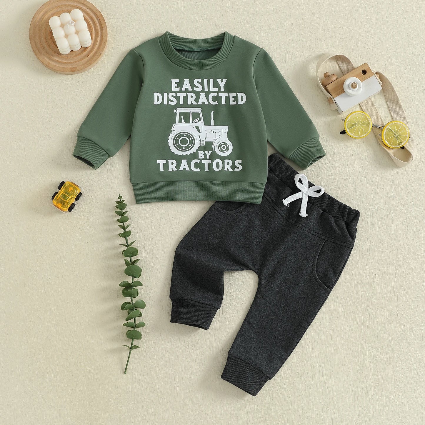 Boy's Tractor Sweatsuit