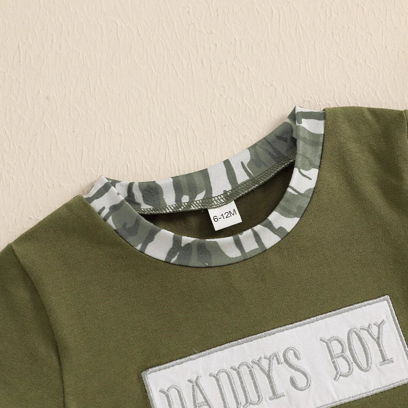 Daddy's Boy Camo Outfit