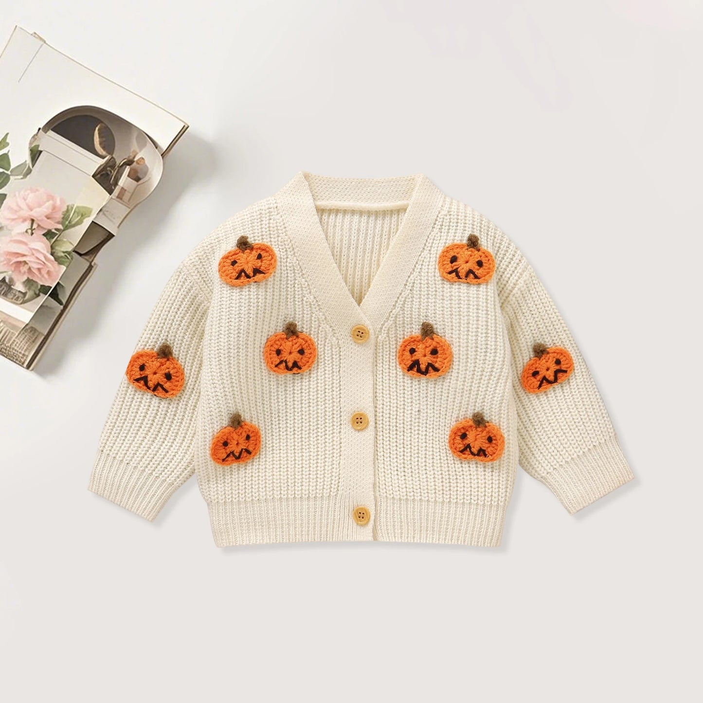 Pumpkin Knit Cardigan