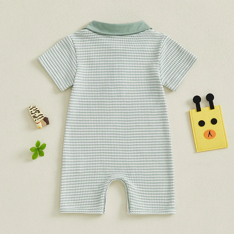 Collar + Button Front Jumpsuit