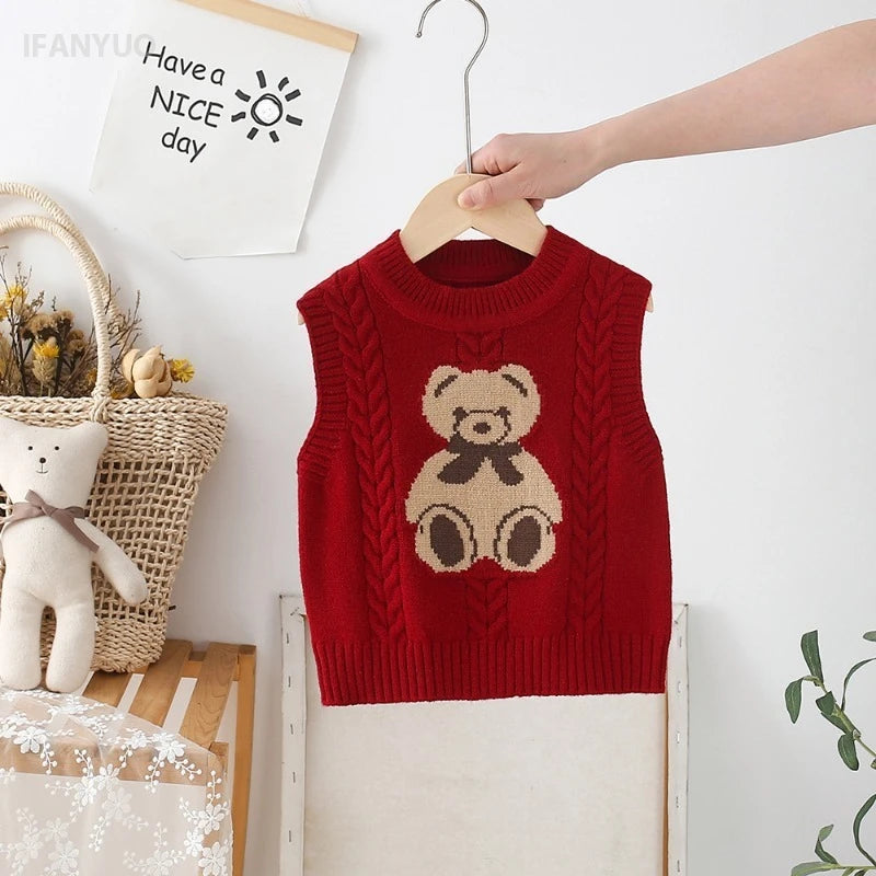 Teddy Bear Sweater Vest