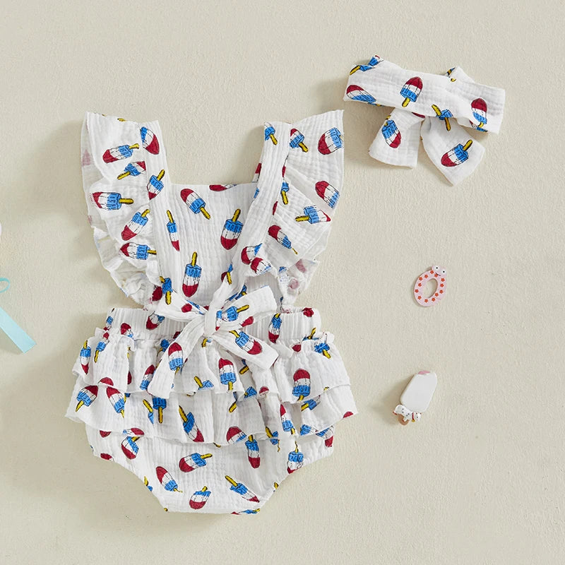 Bomb Pop Ruffle Romper