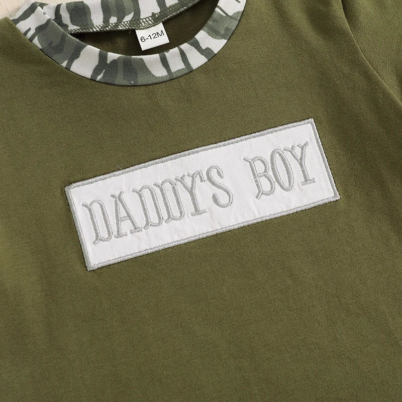 Daddy's Boy Camo Outfit