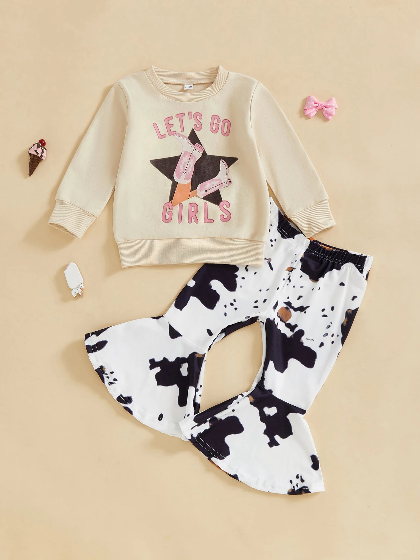 Cowgirl Cow Print Outfit