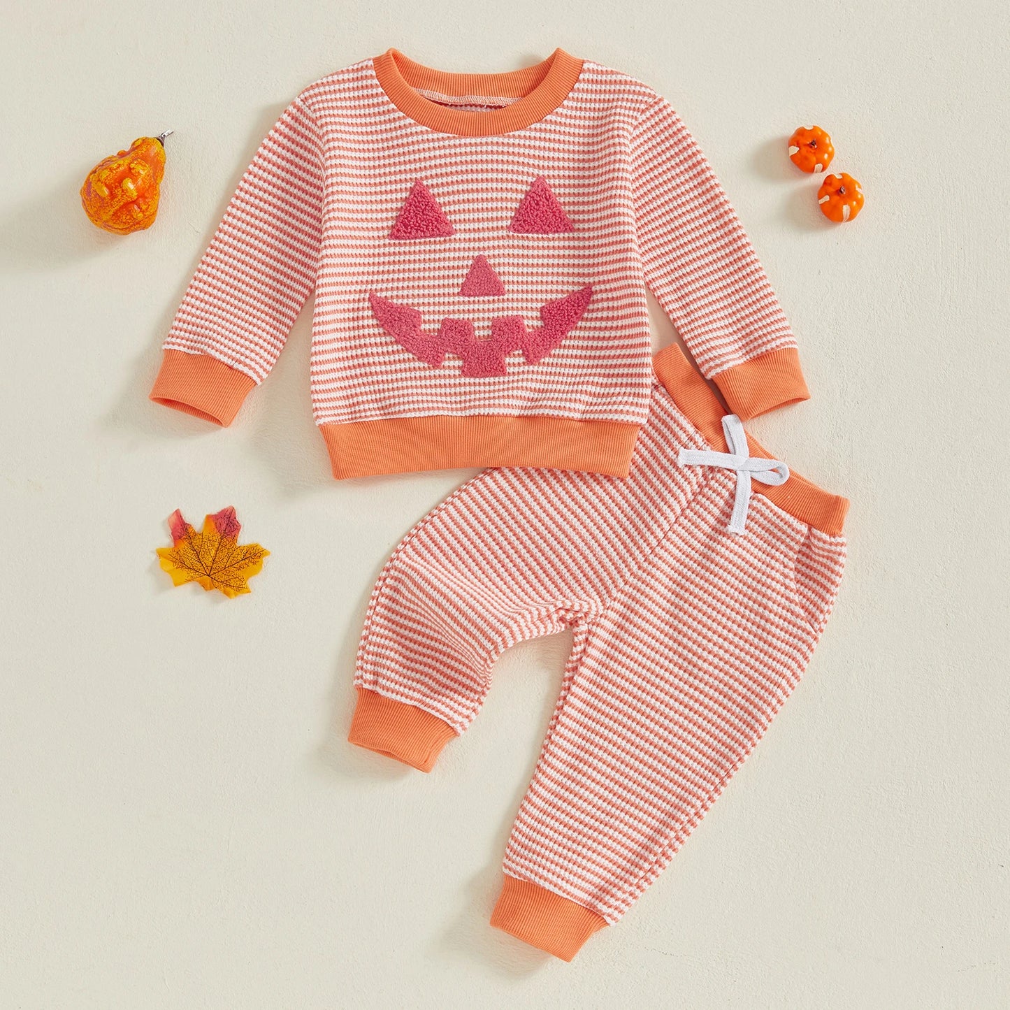 Pumpkin Stripped Outfit