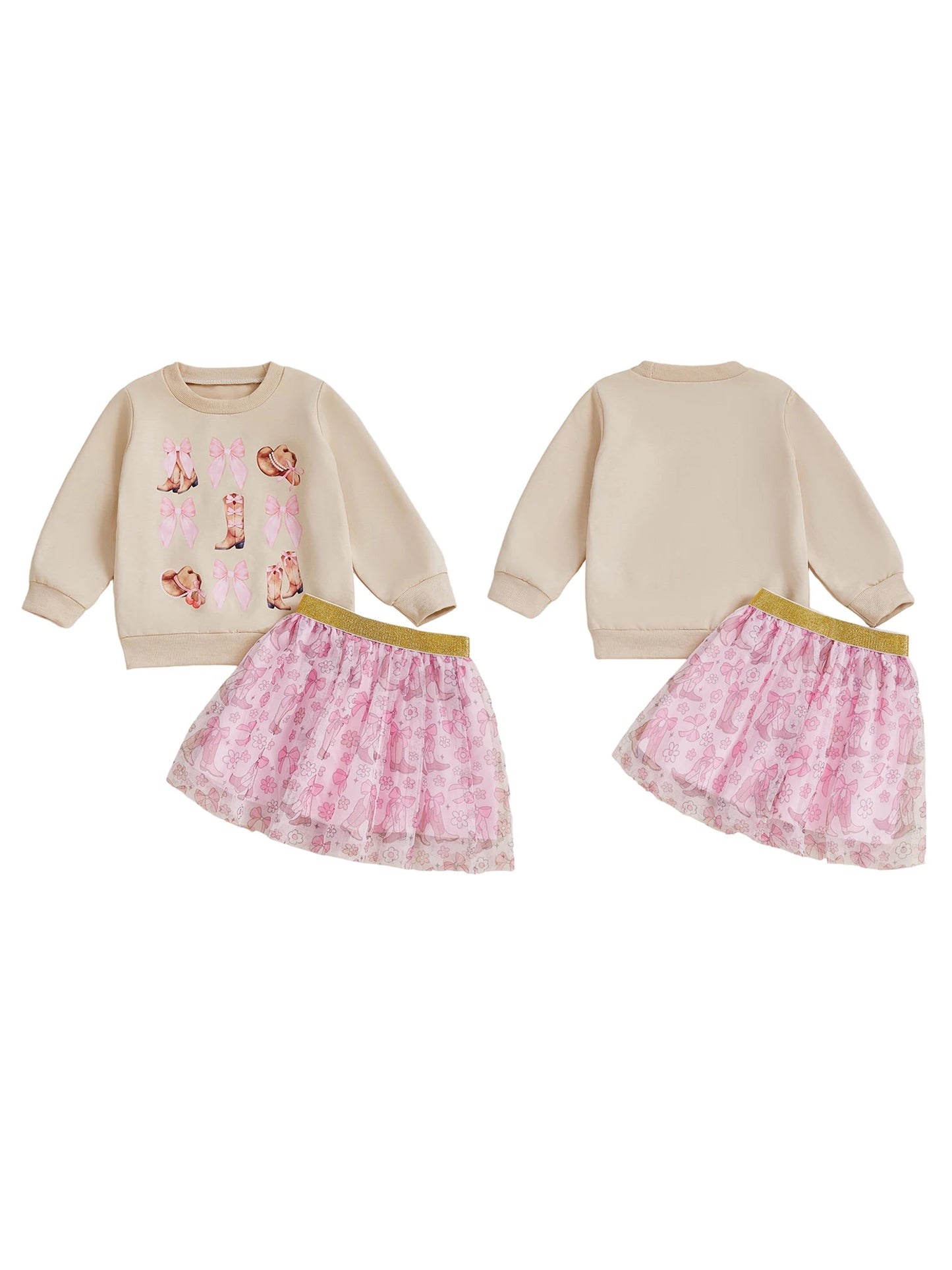 Boots + Bows Outfit