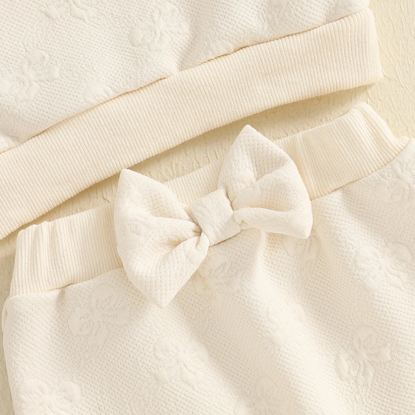 Ruffle + Bow Sweatsuit