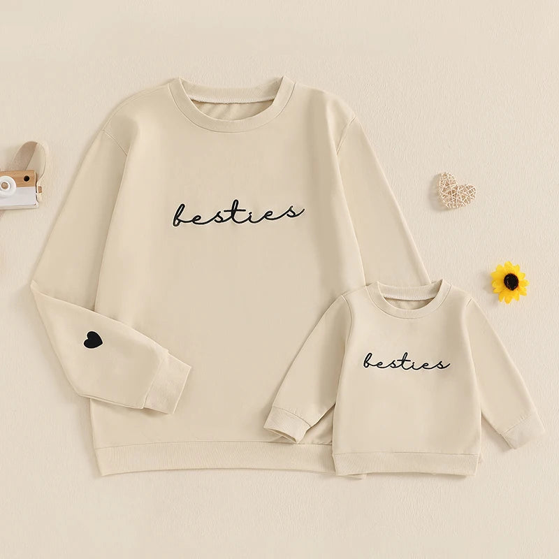 Mommy and Me Besties Sweatshirt Set