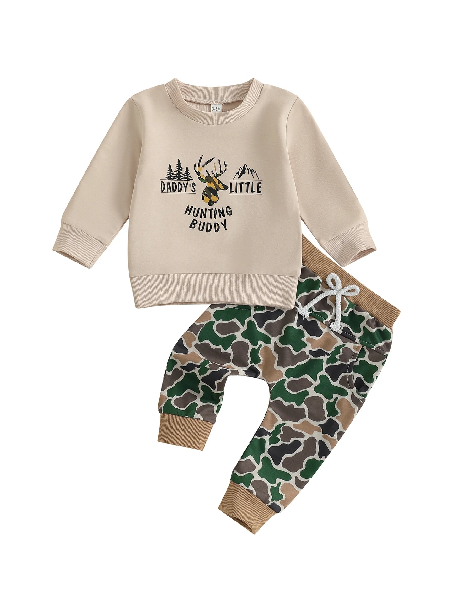 Daddy's Hunting Buddy Camo Outfit