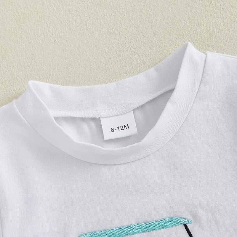 Boy's Short Sleeve Golf Cart Set