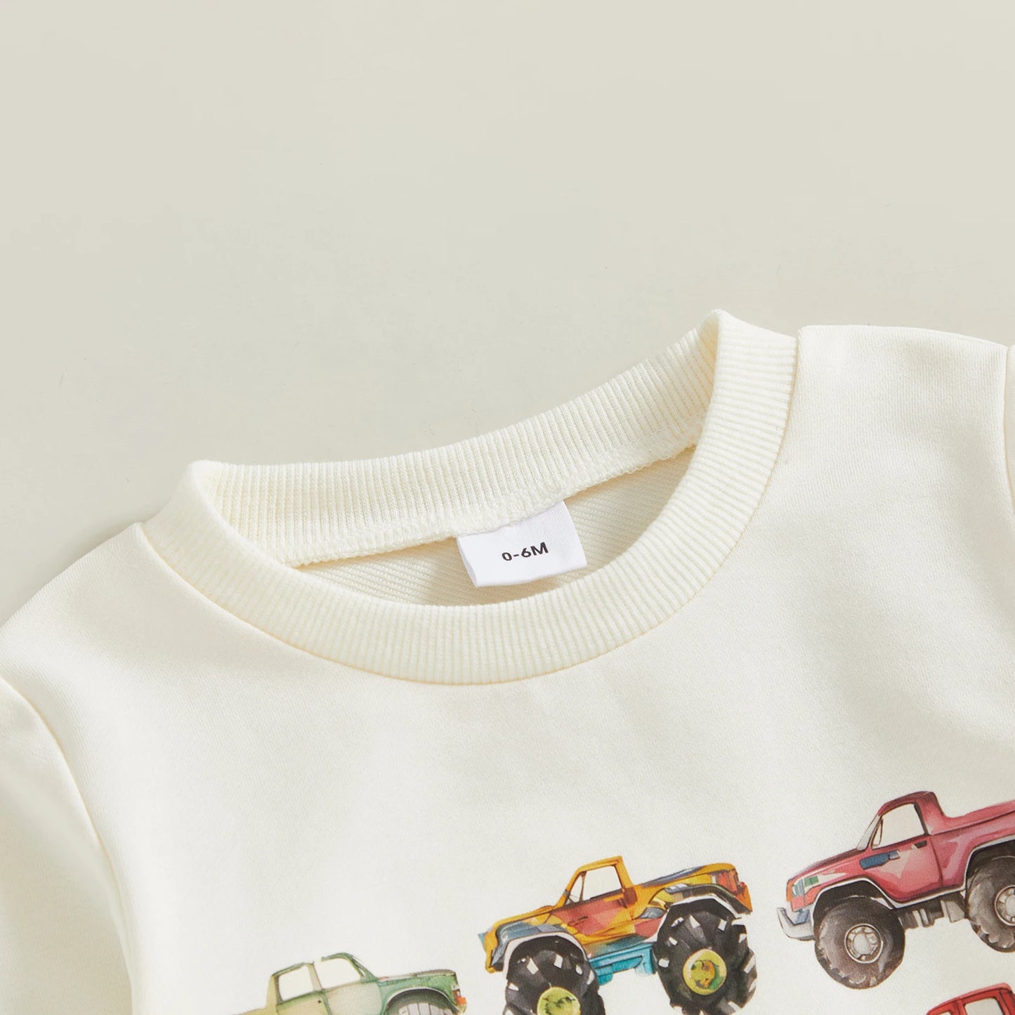 Boy's Retro Monster Truck Sweatsuit