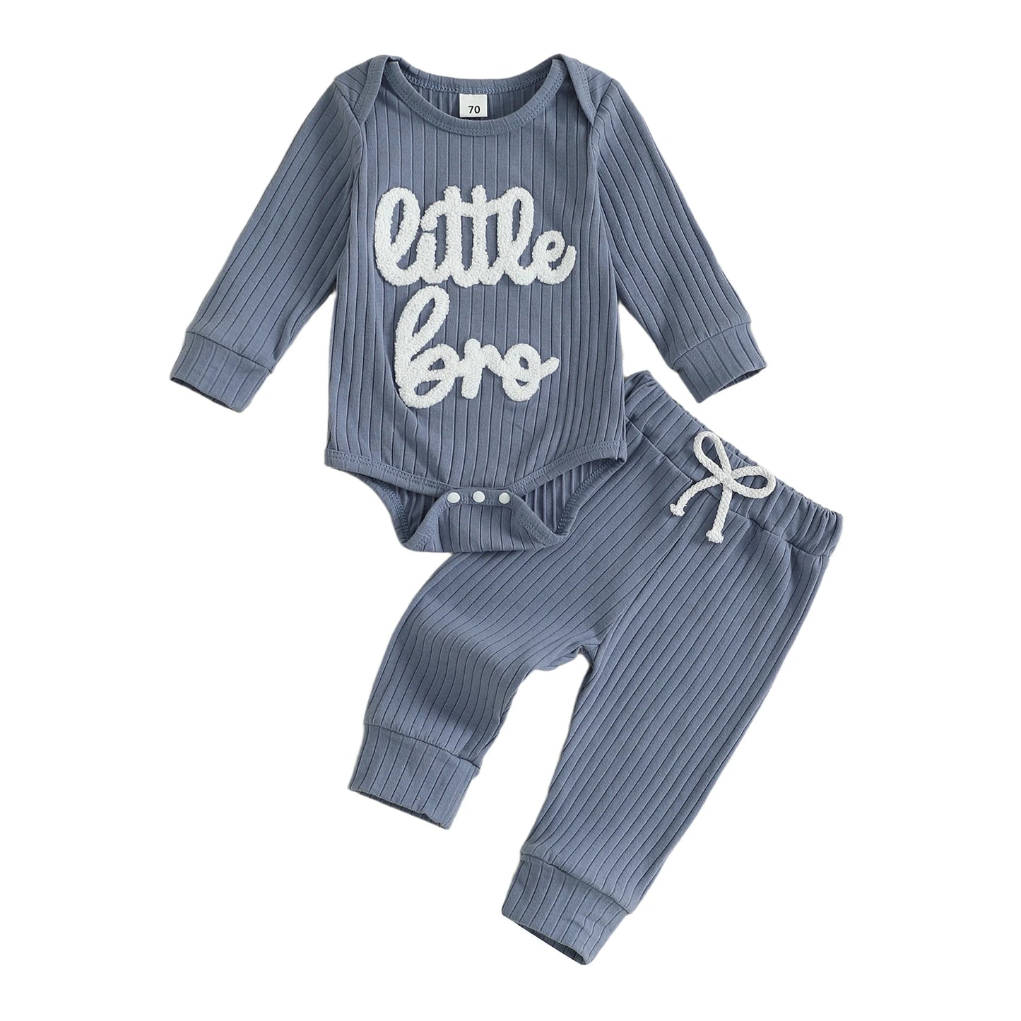 Boy's Corduroy 'Little Bro' Sweatsuit