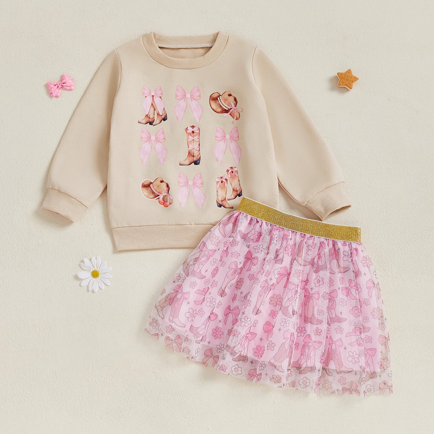 Boots + Bows Outfit