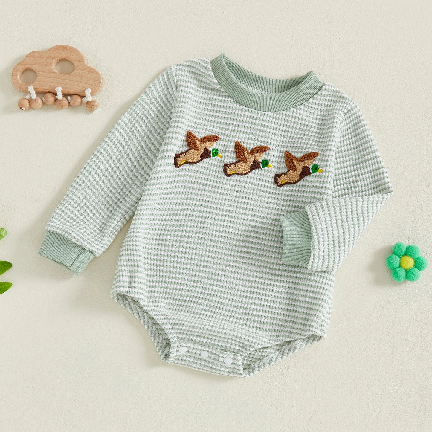 Baby Boy's Duck Romper