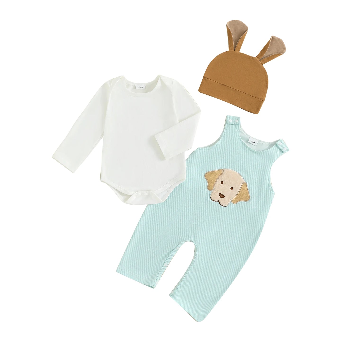 Long Sleeve Romper with Doggie