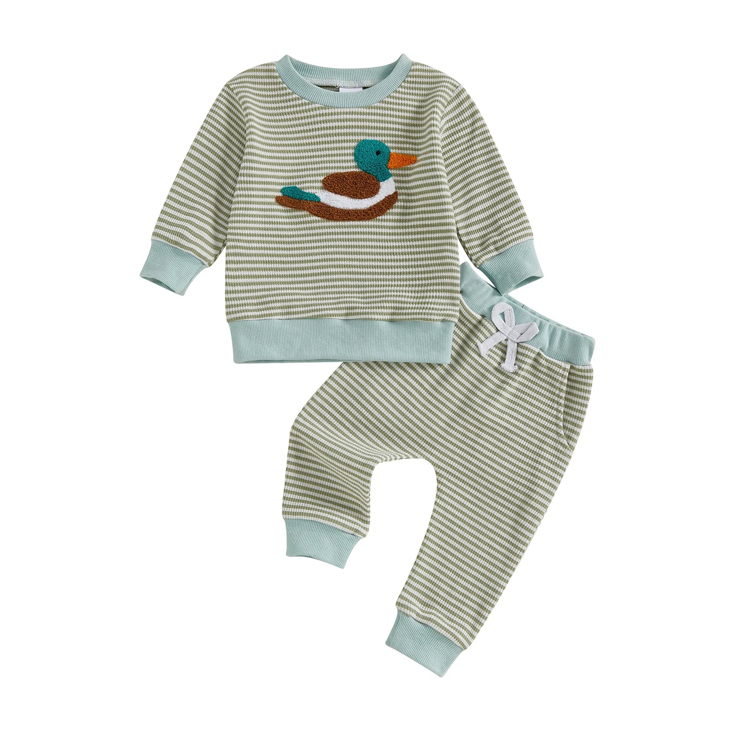 Mallard Striped Pajama Set