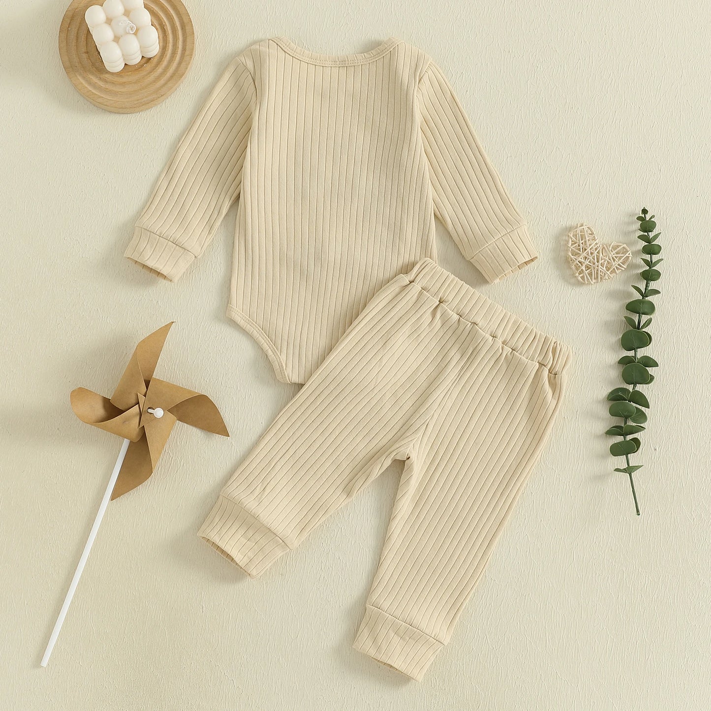 Boy's Corduroy 'Little Bro' Sweatsuit