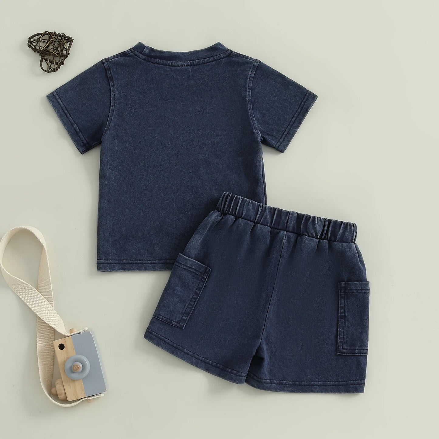 Boy's Short Sleeve Loose Fit Set