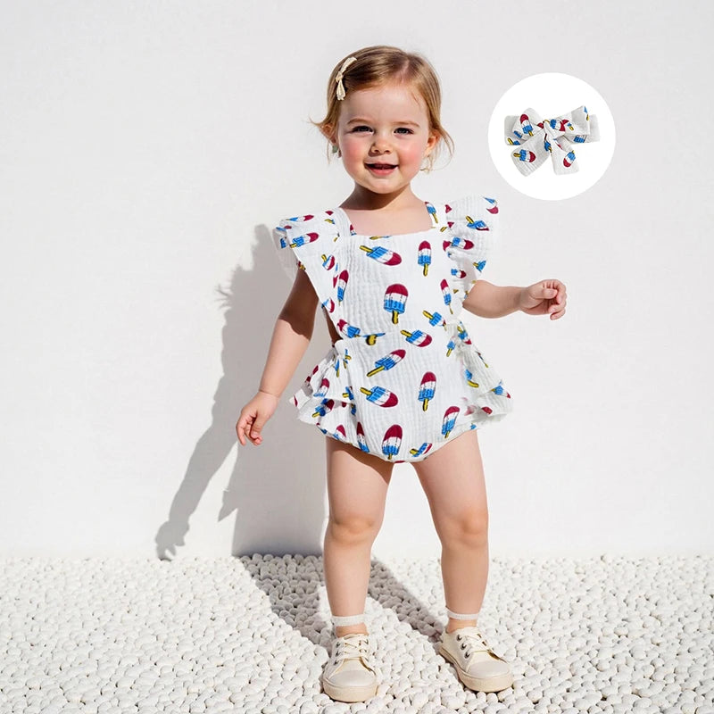 Bomb Pop Ruffle Romper