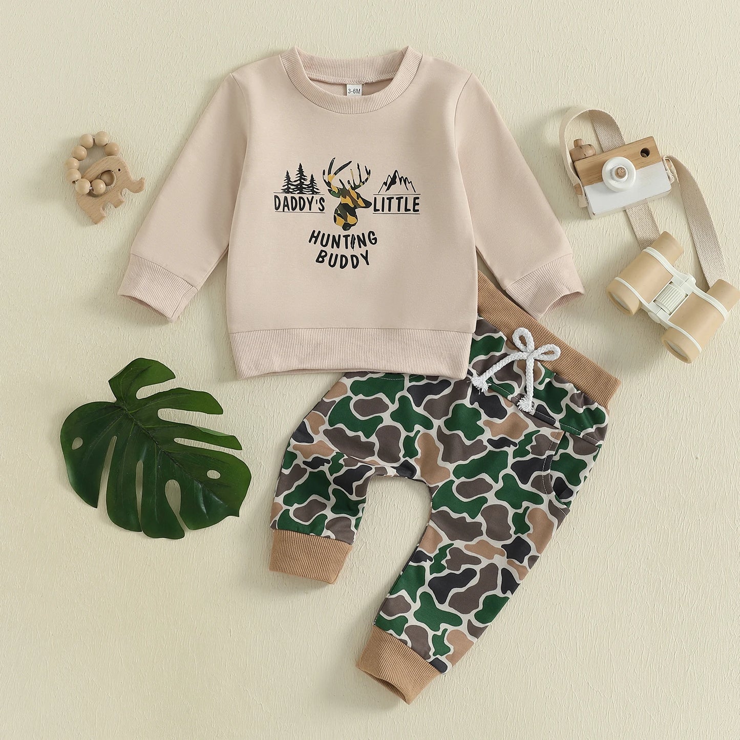 Daddy's Hunting Buddy Camo Outfit