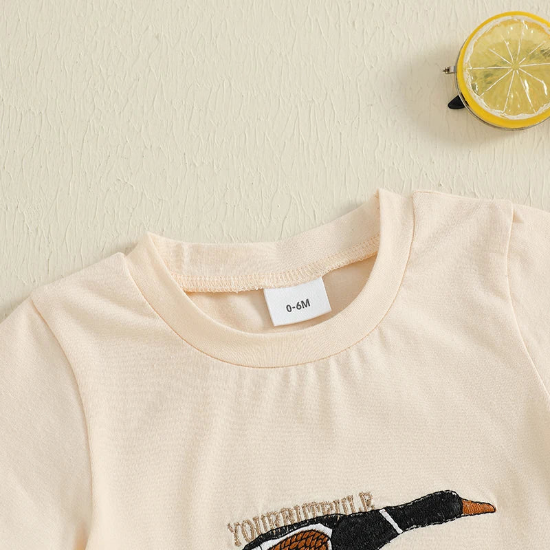 Duck Print Tee + Shorts
