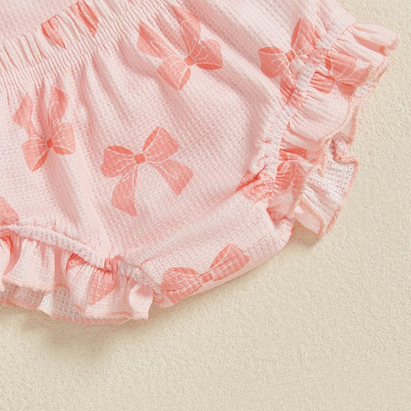 Pretty Pink Bow Outfit + Headband