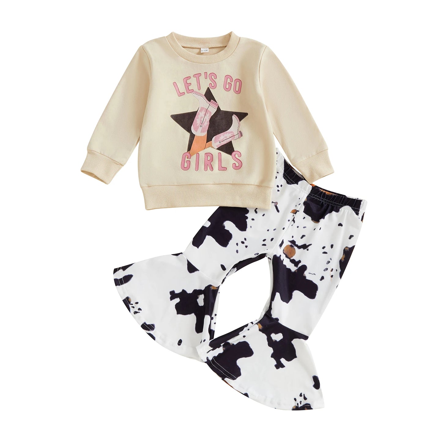 Cowgirl Cow Print Outfit