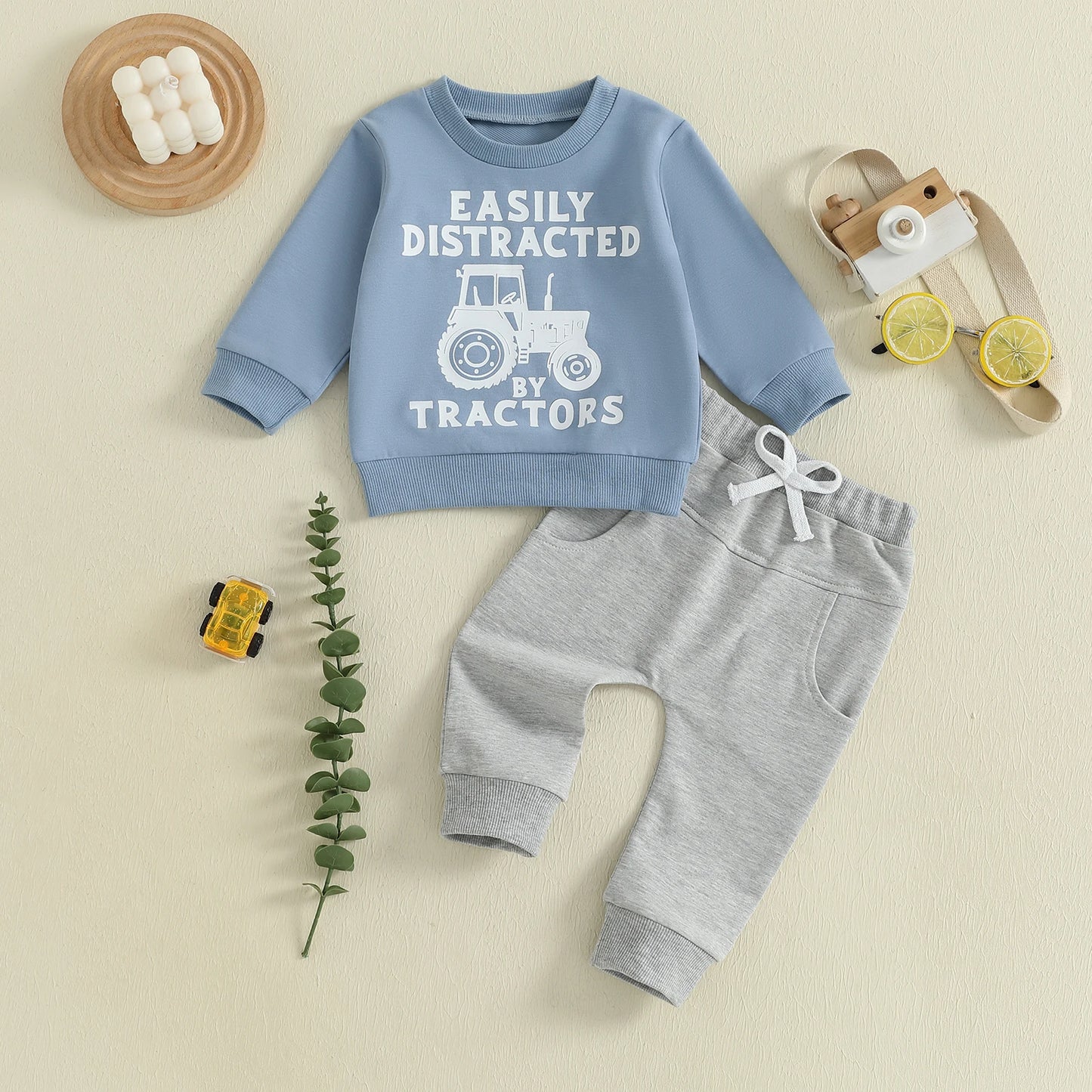 Boy's Tractor Sweatsuit
