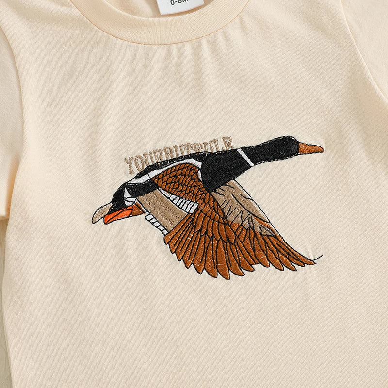 Duck Print Tee + Shorts