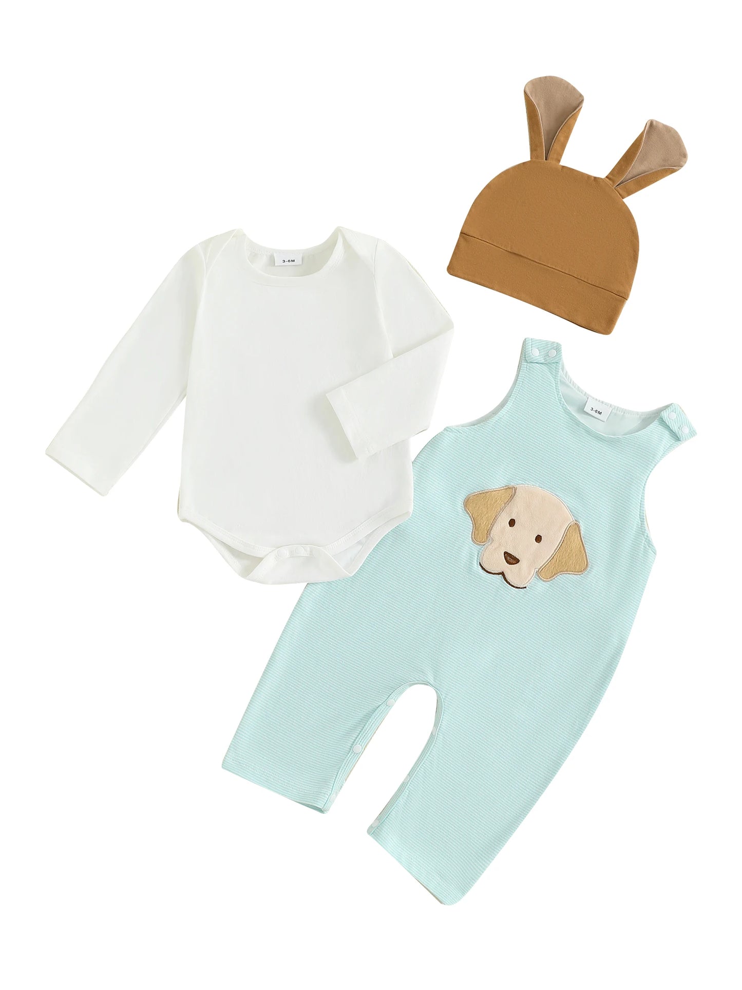Long Sleeve Romper with Doggie