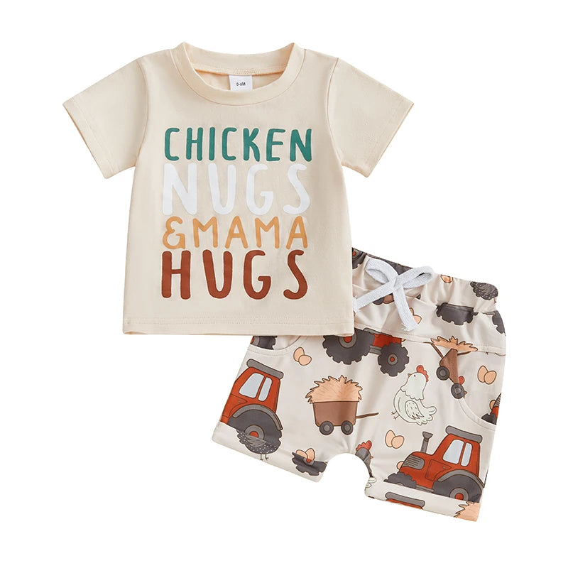 Chicken Nugs + Mama Hugs Outfit