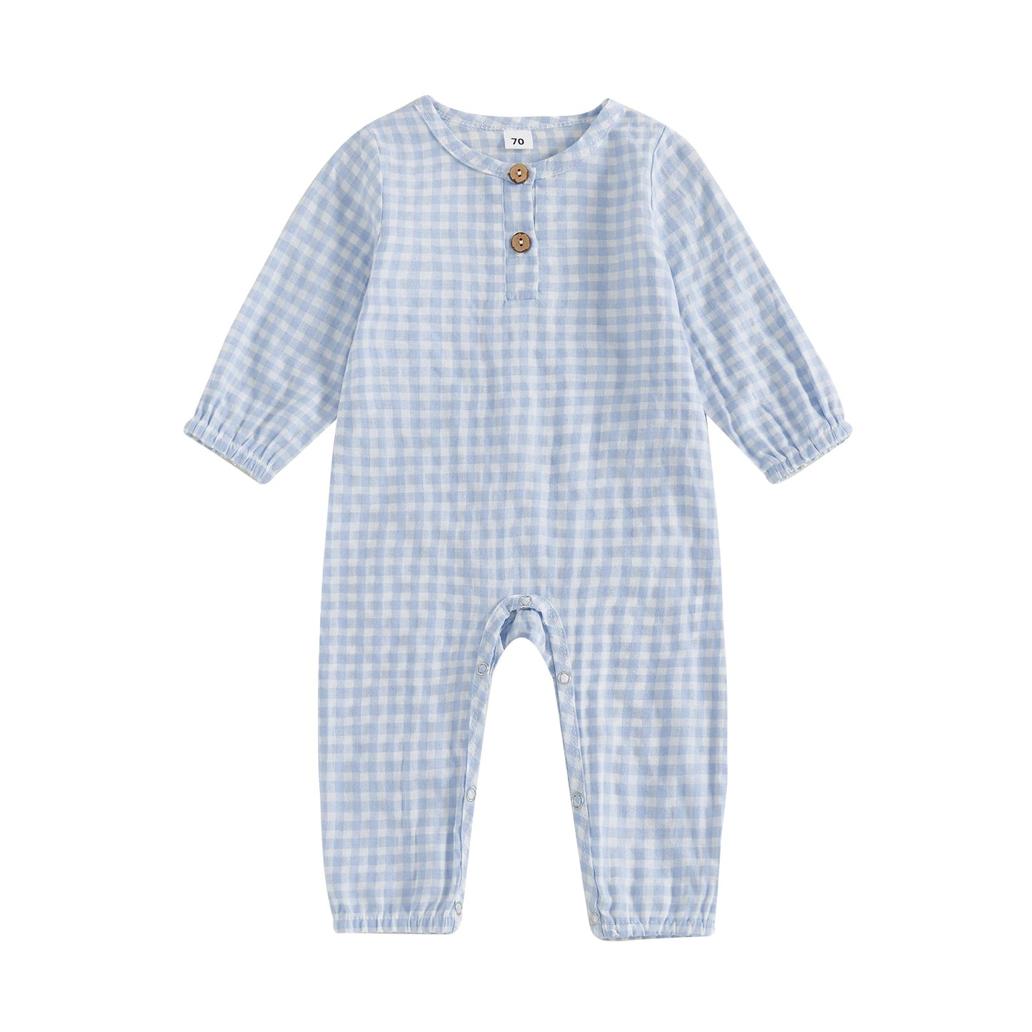 Neutral Plaid Jumpsuit