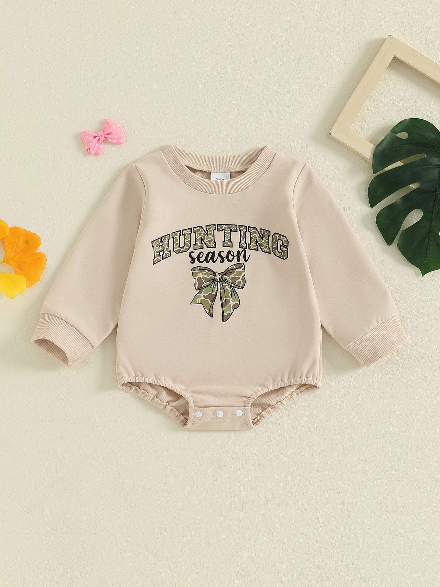 Hunting Season Bow Onesie