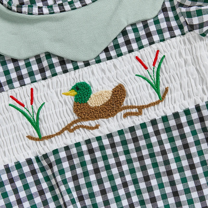 Ruffle Sleeve Duck Romper