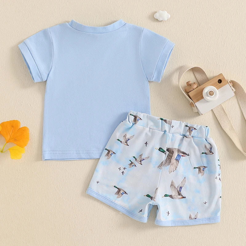 Mallard Outfit top + shorts