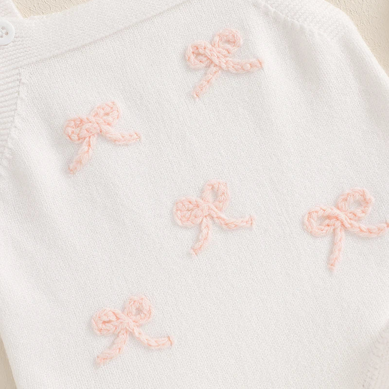 Baby Girl's Sleeveless Knit Romper