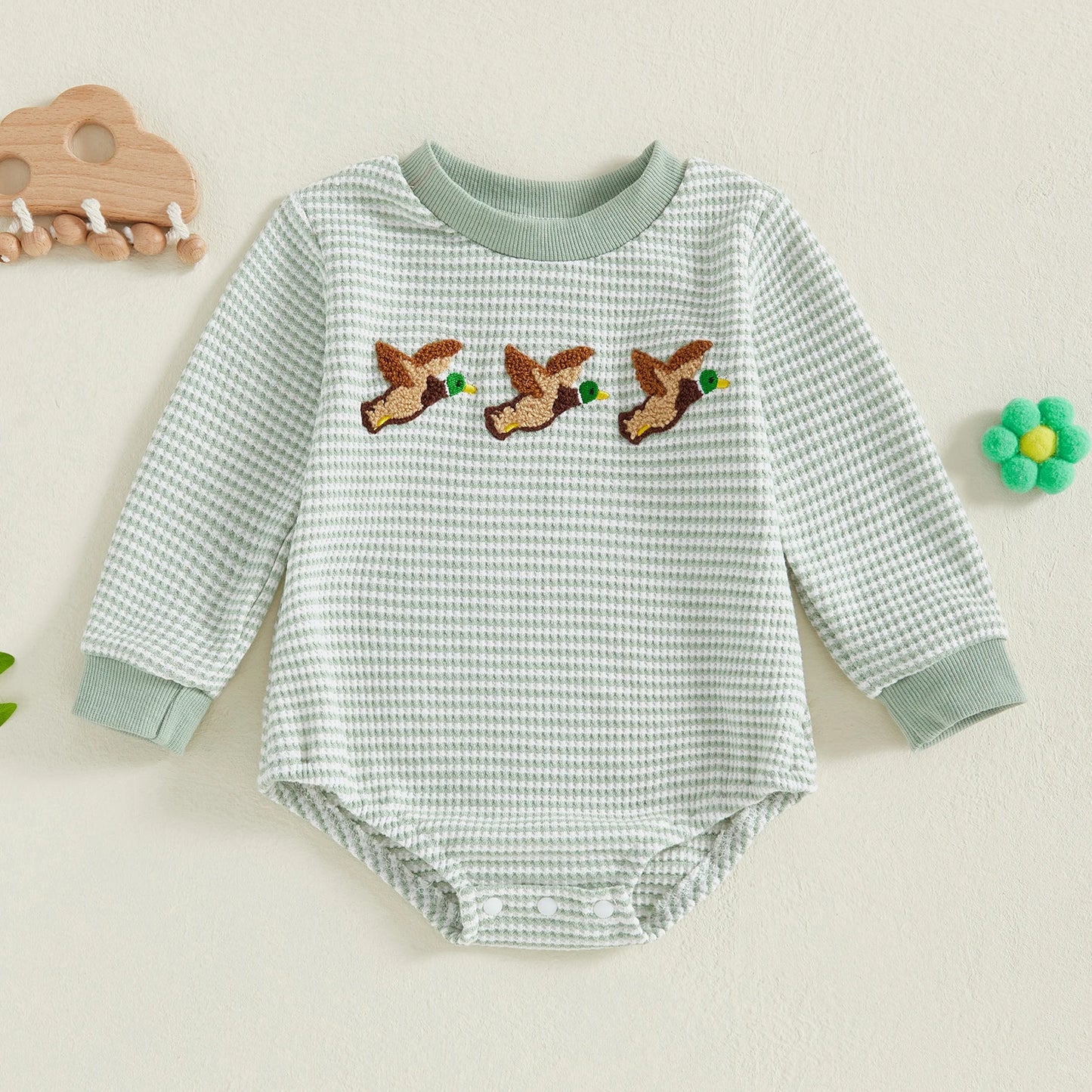 Baby Boy's Duck Romper