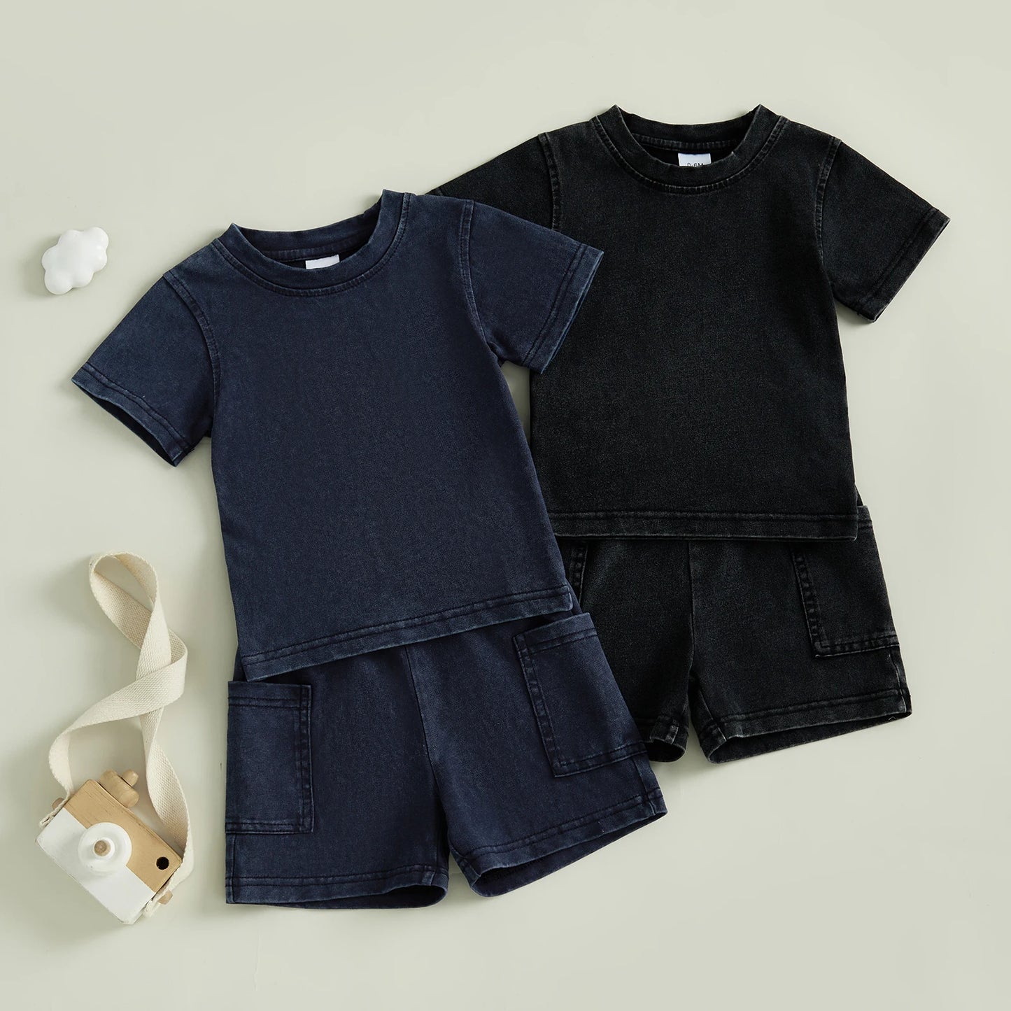 Boy's Short Sleeve Loose Fit Set