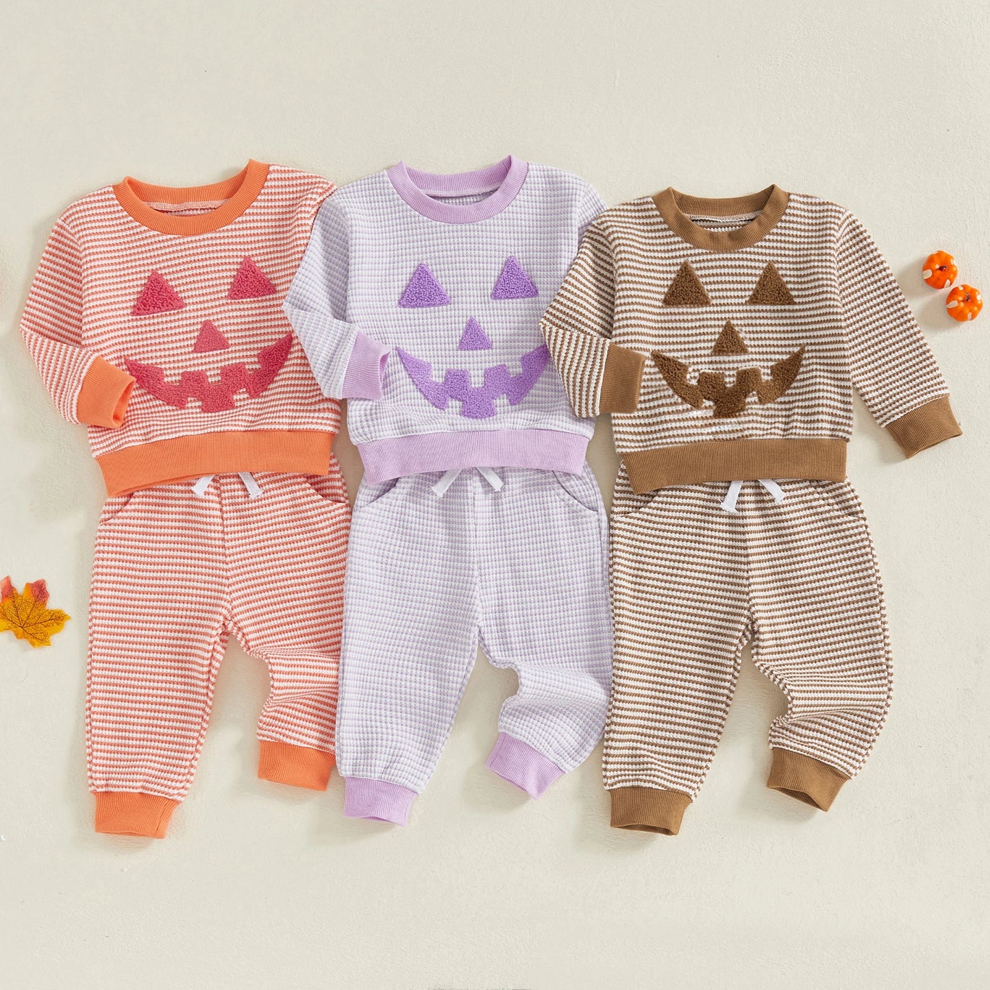 Pumpkin Stripped Outfit