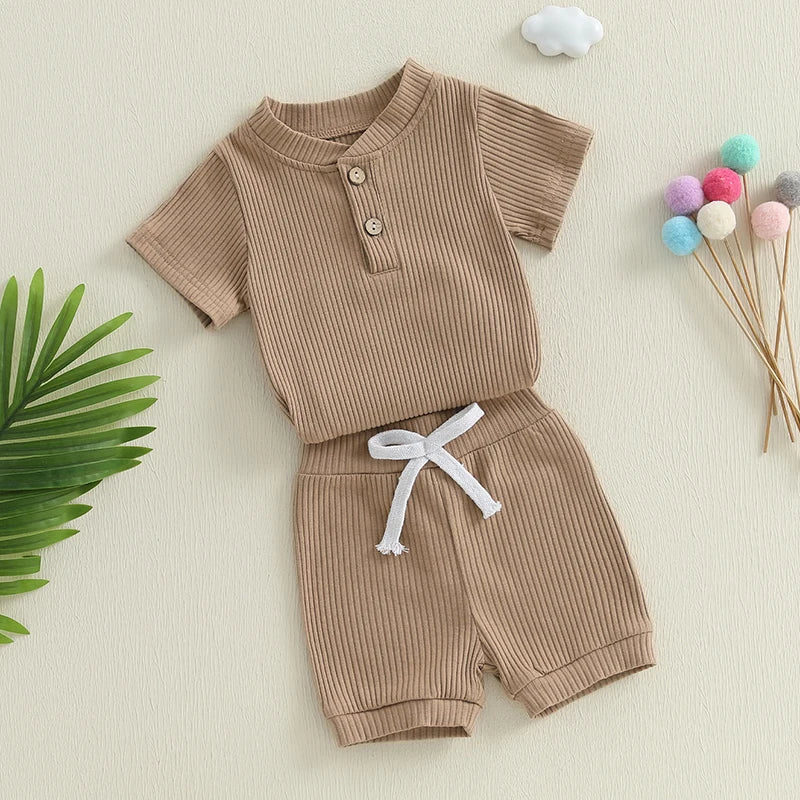 Neutral Ribbed Outfit