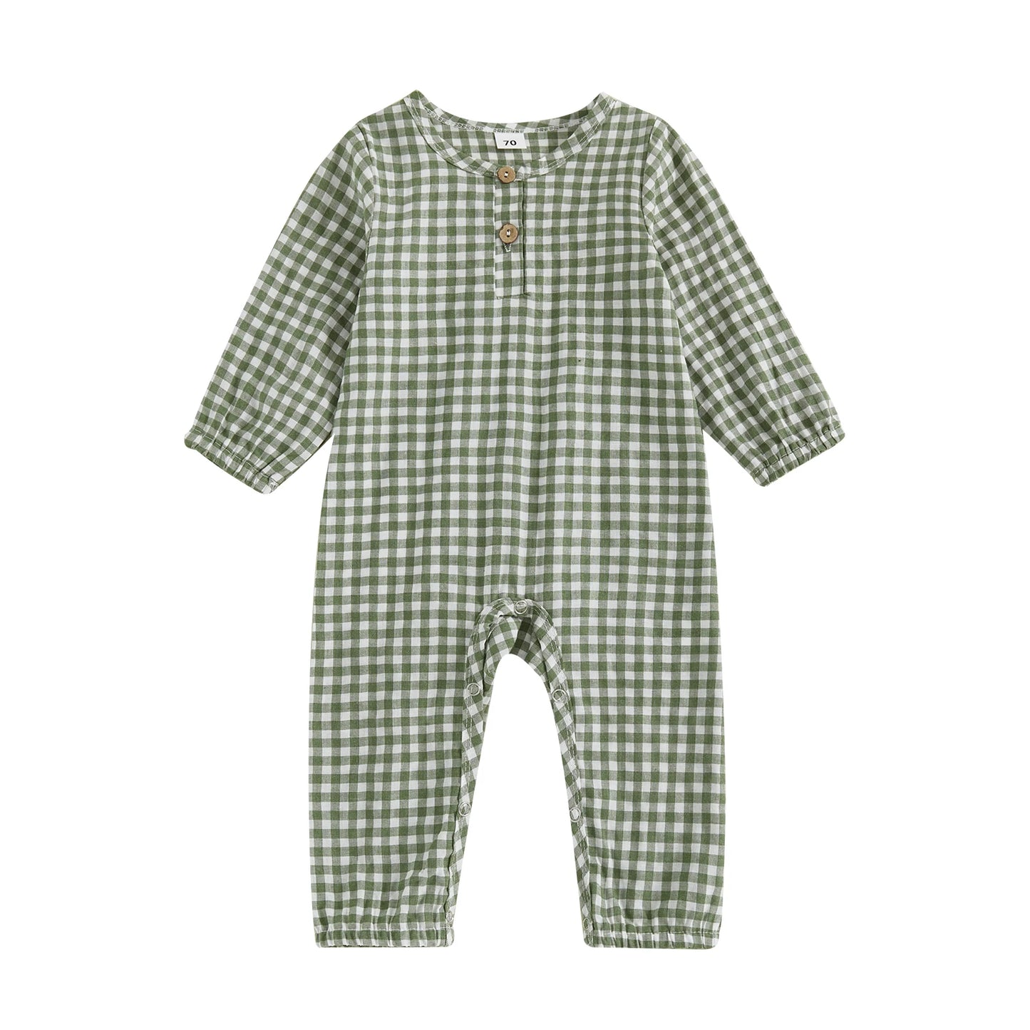 Neutral Plaid Jumpsuit